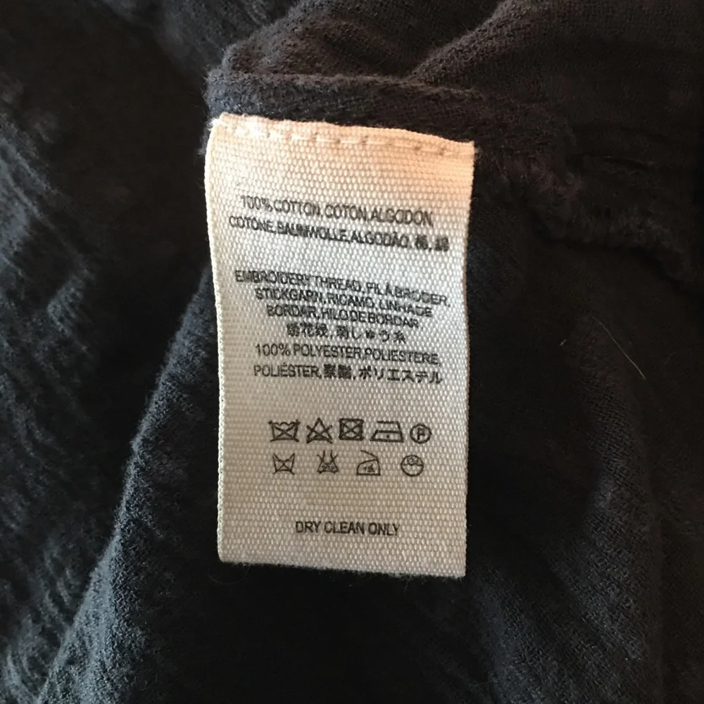 Free People Button Down Lace/Crotched Shirt